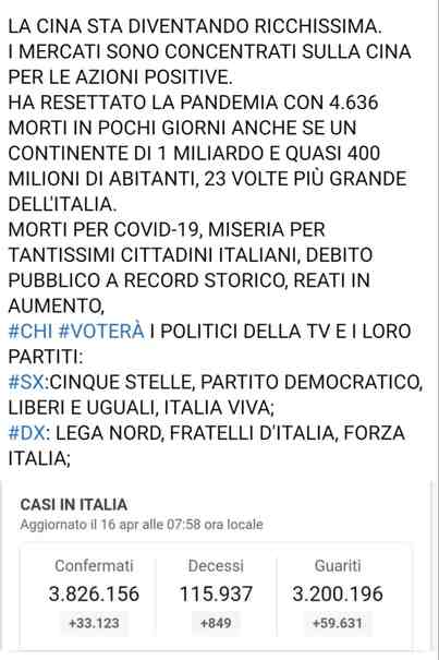 Pandemia - Movimento per l'Italia