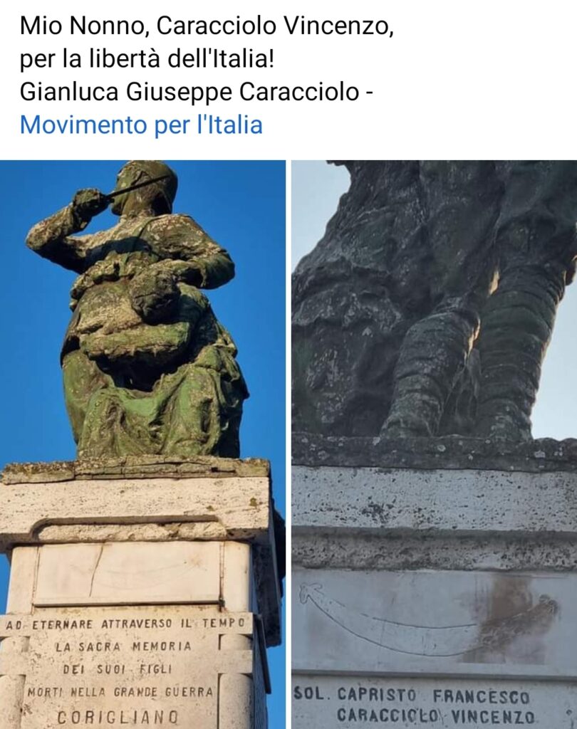 Gianluca Giuseppe Caracciolo -
Movimento per l'Italia 