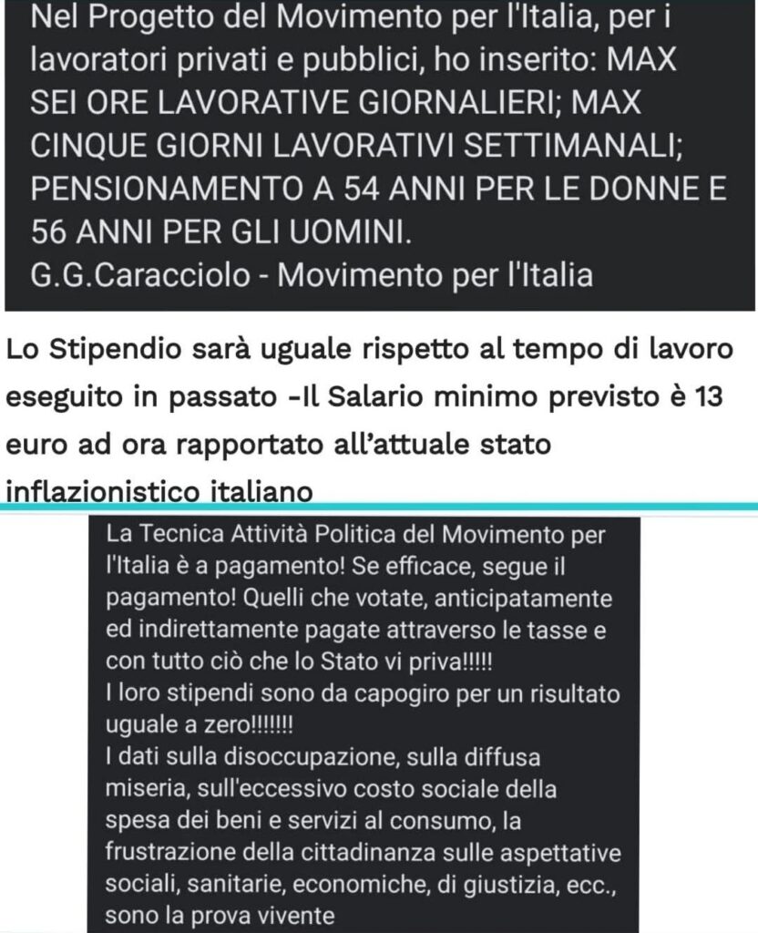 Movimento per l'Italia Gianluca Giuseppe Caracciolo - Movimento per l'Italia