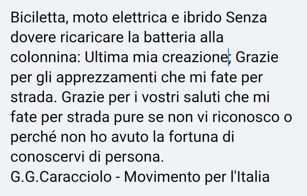 Gianluca Giuseppe Caracciolo - Movimento per l'Italia