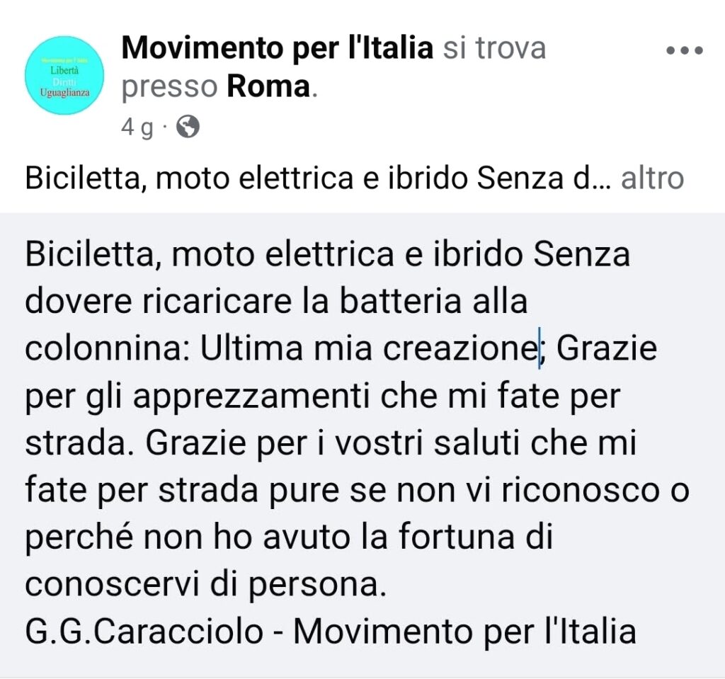 Gianluca Giuseppe Caracciolo - Movimento per l'Italia